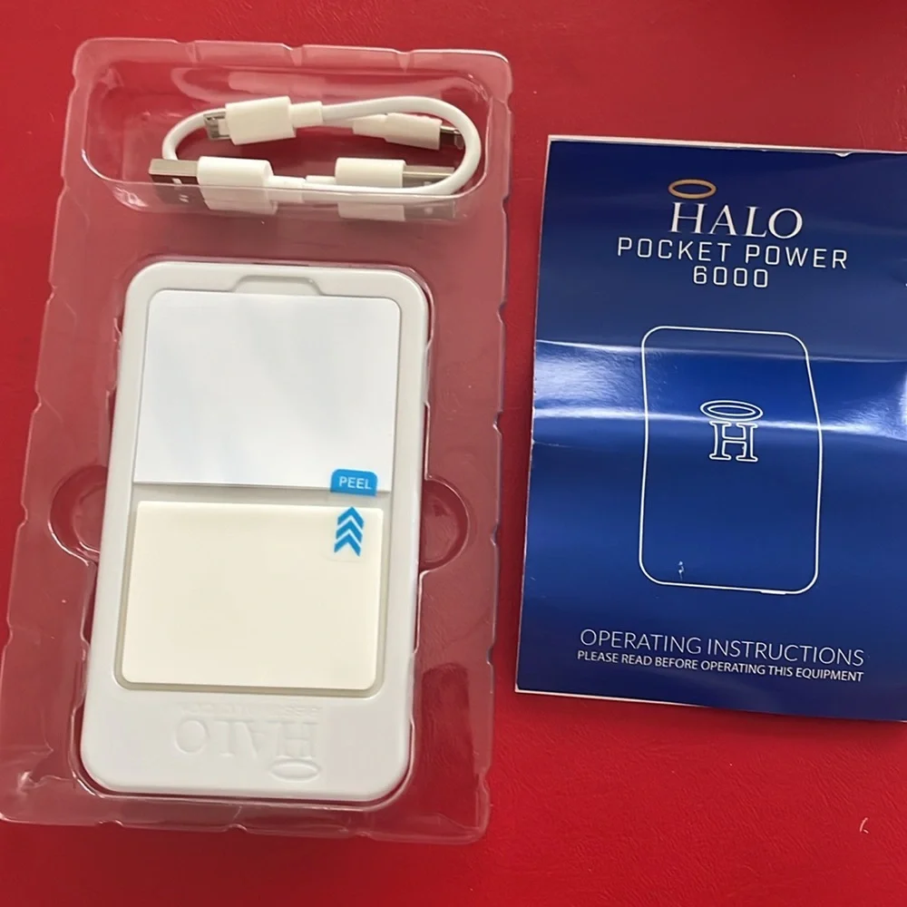 Halo Pocket Power HPP6000 6000mAh white grey